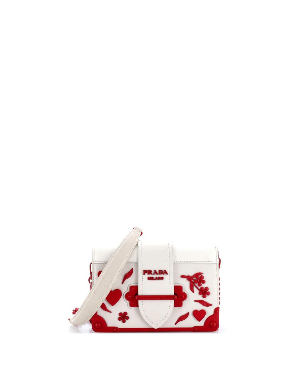Prada Cahier Crossbody Bag Embellished #258084P13B